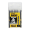 Pontas Torção de Impacto 5 x T30 DeWalt 50mm