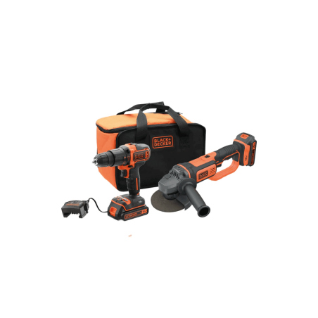 Kit Berbequim e Rebarbadora com Saco de Transporte BLACK+DECKER