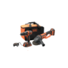 Kit Berbequim e Rebarbadora com Saco de Transporte BLACK+DECKER