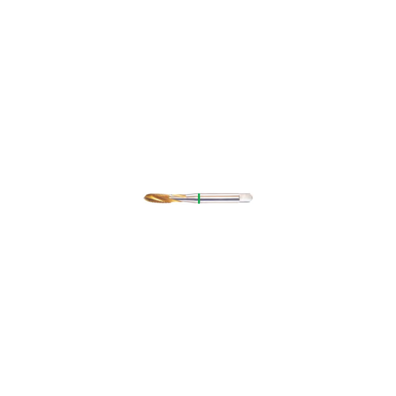 SOMTA 15˚ Spiral Tap DIN371 HSSEV3 Green M8