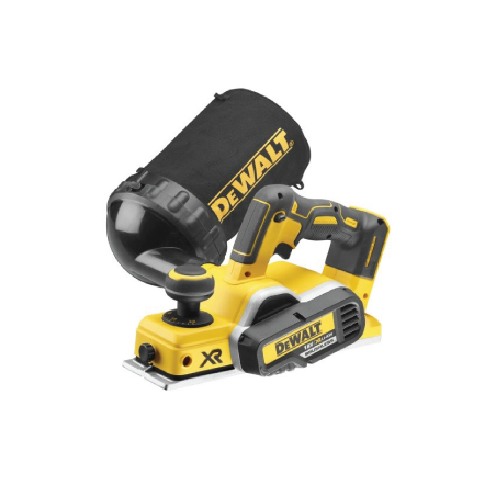 Plaina sem escovas DeWalt XR 18V sem carregador/bateria