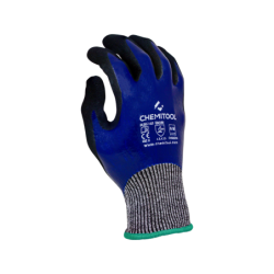 Luva Cut Resistant Anti Corte Revestida Duplo Nitrilo 10 CHEMITOOL SAFETY