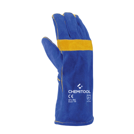 Luva de Soldador Anti-calor 35 cm Reforçada CHEMITOOL