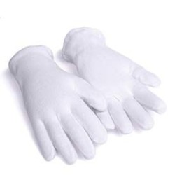 Guante Blanco 100% Algodón Talla 7 CHEMITOOL SAFETY