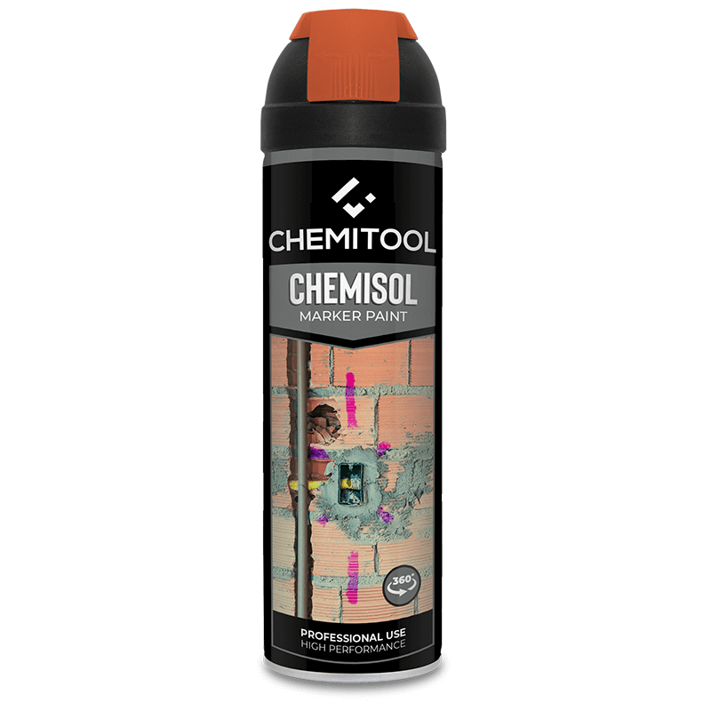 Marcação Obra 360° Laranja Pastel 500ML CHEMISOL MARKER