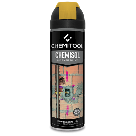 Marcação Obra 360° Amarelo Pastel 500ML CHEMISOL MARKER