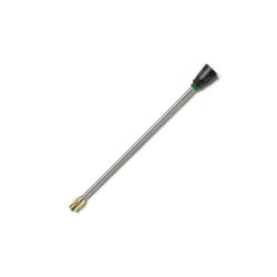 Lance with flat jet nozzle with stainles