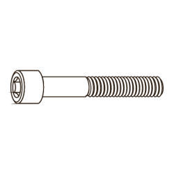 CHEMITOOL Hexagon Socket Head DIN 912 M4X10 A2 Passivated Stainless Steel