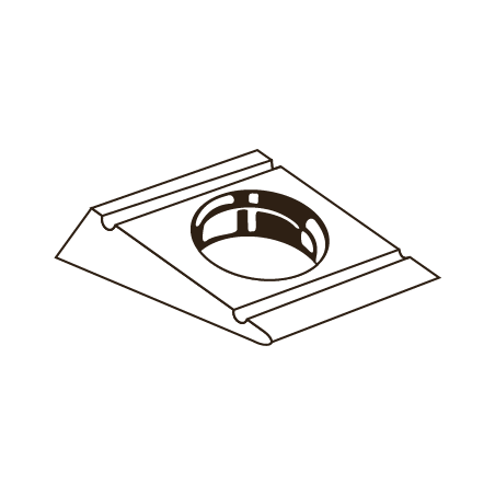 CHEMITOOL FASTENERS Square Taper Washer 8° for U-sections DIN 434 M10 4.8 White Zinc Plated