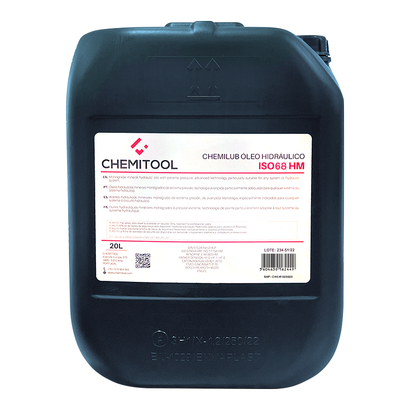 CHEMILUB ÓLEO HIDRÁULICO ISO68 HM 20L