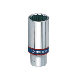 KING TONY 3/8' 6 Points Metric Deep Socket 18mm