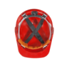 CHEMITOOL SAFETY Helmet Protective Red ABS 4P REG.R