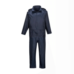 CHEMITOOL SAFETY Navy Blue Nylon/PVC Wetsuit Size L