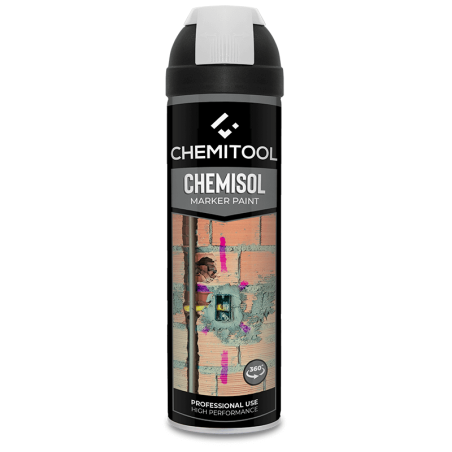 Marcação Obra 360° Branco Pastel 500ML CHEMISOL MARKER