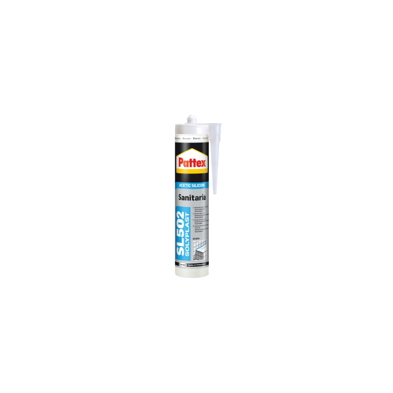 Silicona SL502 Inodoro Blanca R9016 300ml PATTEX
