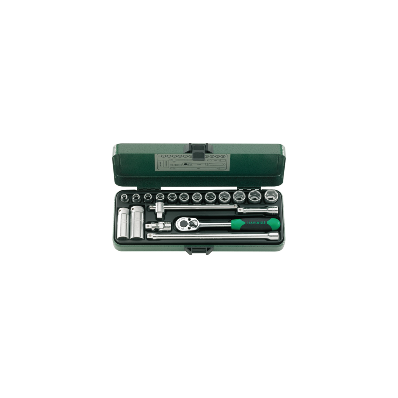 STAHLWILLE Socket Set 3/8' 456/14/5 (19 un.) STAHLWILLE Socket Set 3/8' 456/14/5 (19 un.)