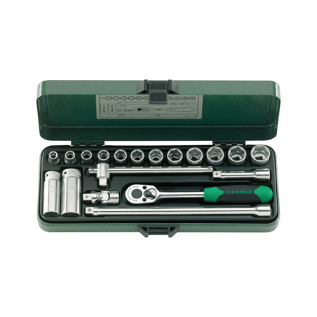 STAHLWILLE Socket Set 3/8' 456/14/5 (19 un.)