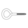 CHEMITOOL FASTENERS Wooden Threaded Python 3,3X37