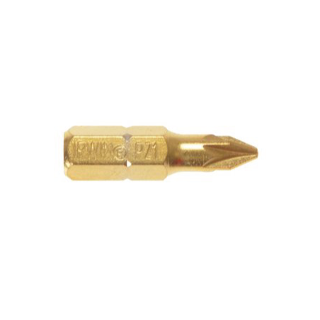 IRWIN POZIDRIV Pz2 TiN Insert Bit Ø6,35 mmx25 mm (10un.)