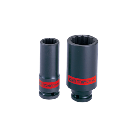 KING TONY 1-1/2' - 1/2' 12 Points Metric Deep Impact Socket