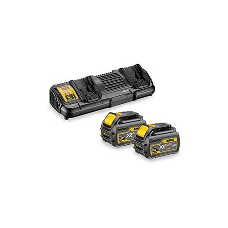 DeWalt 18/54V XR Flexvolt 6Ah Battery X 2 And Dual Charger Starter Kit