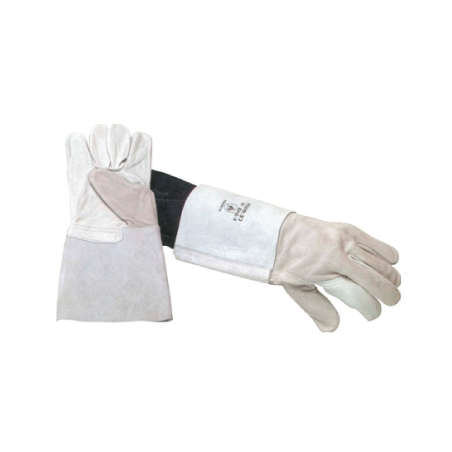 CHEMITOOL SAFETY Welding Glove Mixed Bovine Grey 35mm Size 10