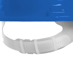 Capacete Proteção HDPE 6P Azul REG. Manu CHEMITOOL SAFETY