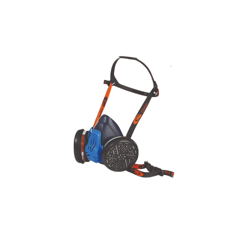 CHEMITOOL SAFETY 757 Double Half Mask With Filters A1P3