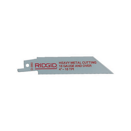 RIDGID Bi-Metal Universal Single Shank Reciprocating Saw Blades for Non-Ferrous Metals, Galvanised Steel Pipe Tubing D-988
