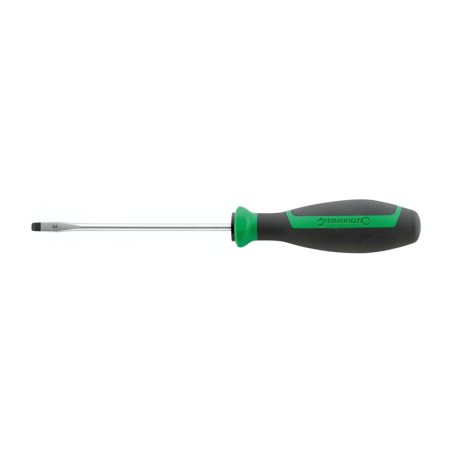 STAHLWILLE Screwdriver with Parallel Blades for Slotted Screws DRALL+ Size 2