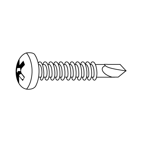 Tornillo Autotaladrante Cabeza Alomada PHILLIPS DIN 7504N 4,2X45 A2 Pasivado de Acero Inoxidable CHEMITOOL FASTENERS
