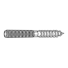 CHEMITOOL Threaded Rod with 2 Hex Thread LV 025 10x80 Zinc