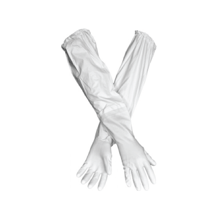 Luva Revestida PVC Branco Manguito Pegado TAMANHO 9 CHEMITOOL SAFETY