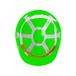 Capacete Proteção HDPE 6P Verde REG. MAN CHEMITOOL SAFETY