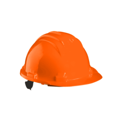 CAPACETE PROTEÇÃO HDPE 6P LARANJA REG. M