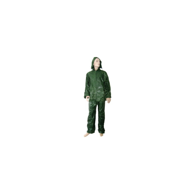 CHEMITOOL SAFETY M-Size Green Polyurethane Waterproof Suit CHEMITOOL SAFETY M-Size Green Polyurethane Waterproof Suit