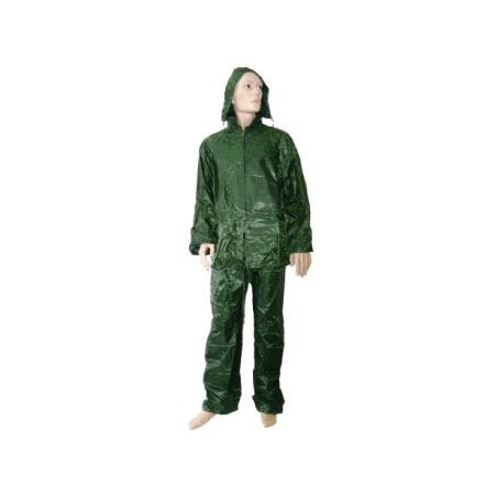 CHEMITOOL SAFETY M-Size Green Polyurethane Waterproof Suit