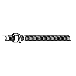 CHEMITOOL Chemical Resin Bolt Steel 5.8 White Zinc (M16 X 190)