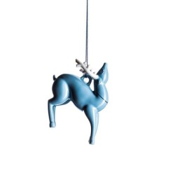 Ornament Reindeer - Blue Christmas