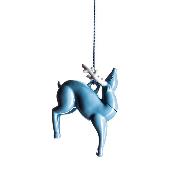Ornament Reindeer - Blue Christmas Ornament Reindeer - Blue Christmas