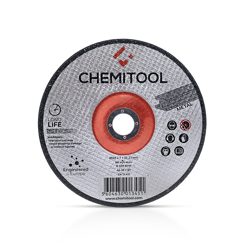 Disco de Desbaste Metal CHEMITOOL Ø180