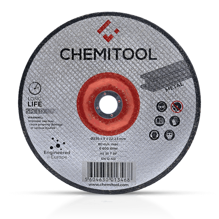 Disco de Desbaste Metal CHEMITOOL Ø230