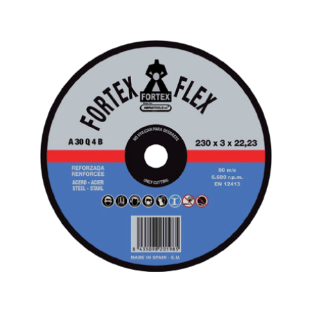 FORTEX Steel Cutting Disc for A30R/Q-4B 178 x 3 x 22 mm