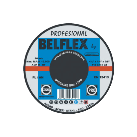 Disco de Corte Aço 125 x 6 x 22 mm BELFLEX