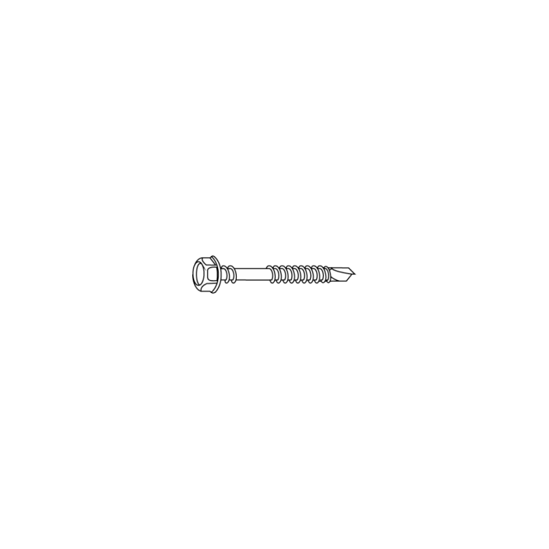 CHEMITOOL FASTENERS Self-piercing screws for SANDWICH panel 5,5X6,3X115 REF:5 A18 in Zinc-plated Steel LV072 CHEMITOOL FASTENERS Self-piercing screws for SANDWICH panel 5,5X6,3X115 REF:5 A18 in Zinc-plated Steel LV072