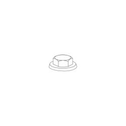 Tapón de Nylon para Tornillos Cabeza Hexagonal 10 LV044 R8004 Marrón NYLON CHEMITOOL FASTENERS