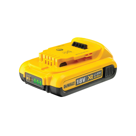 DeWalt 18V 2,0Ah XR Li-Ion Slide Pack Battery