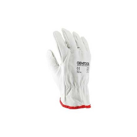 Luva Tipo Chefe em Pele Vaca Natural REF:11 CHEMITOOL SAFETY