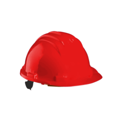 CAPACETE PROTEÇÃO HDPE 6P VERMELHO REG.