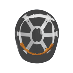 Capacete de Proteção HDPE 6P Cinzento REG. CHEMITOOL SAFETY
